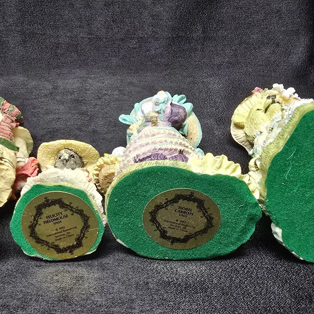 The Victorian Collection Easter Figurines Set of 8 Animal Characters VA01 - VA08